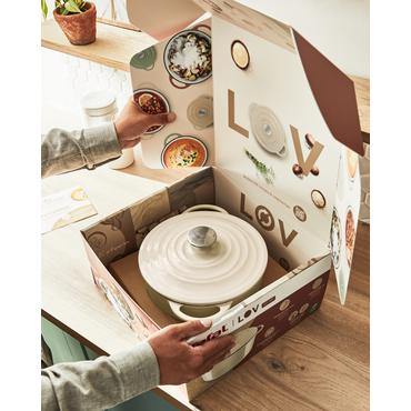 Tefal LOV Gusseisen Servierpfanne 28cm beige