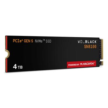 Western Digital Black SN8100 4 TB M.2 PCI Express 5.0 NVMe TLC 3D NAND