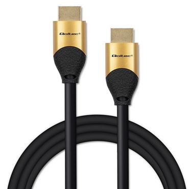 Qoltec GOLD - HDMI-kabel med Ethernet - 3 m