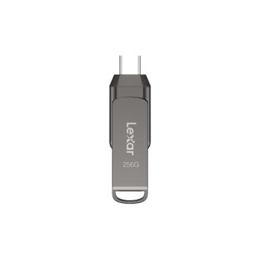 Lexar JumpDrive LJDD400256G-BNQNG USB-nøgle 256 GB USB Type-C 3.2 Gen 1 (3.1 Gen 1) Grå