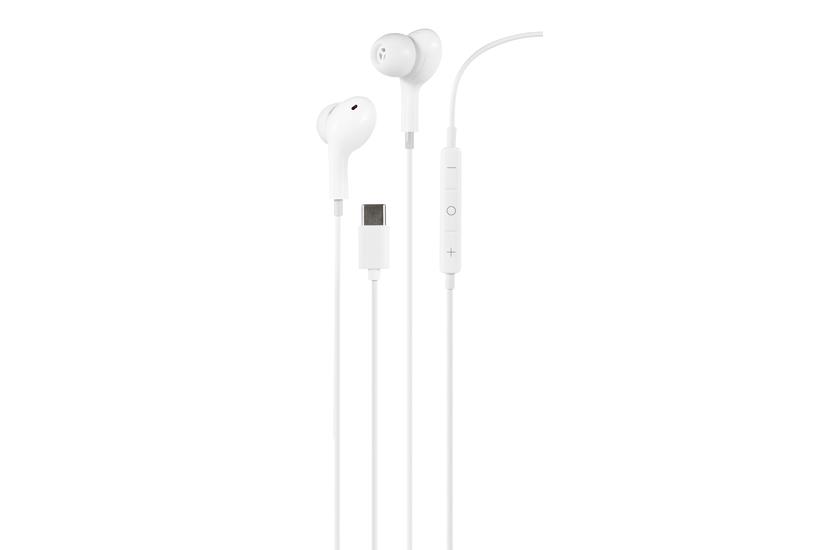 C220 In-ear earbuds, 3-button, USB-C, white