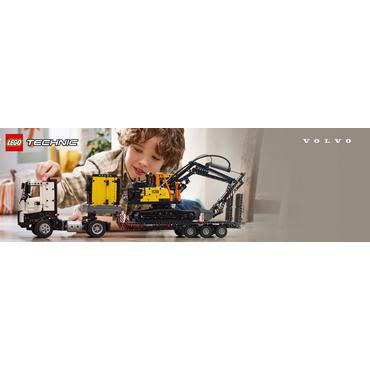 LEGO Technic Volvo FMX-lastbil og EC230 elektrisk gravemaskine