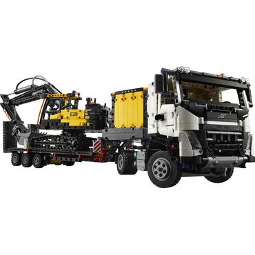 LEGO Technic Volvo FMX-lastbil og EC230 elektrisk gravemaskine