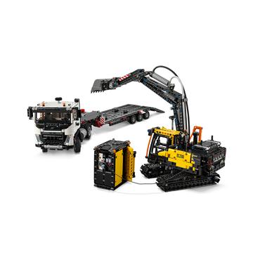 LEGO Technic Volvo FMX-lastbil og EC230 elektrisk gravemaskine