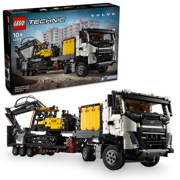 LEGO Technic Volvo FMX-lastbil og EC230 elektrisk gravemaskine