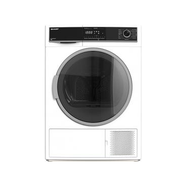 Sharp KD-HHH8S8GW3-DE tørretumbler Fritstående Front-læsning 8 kg Hvid