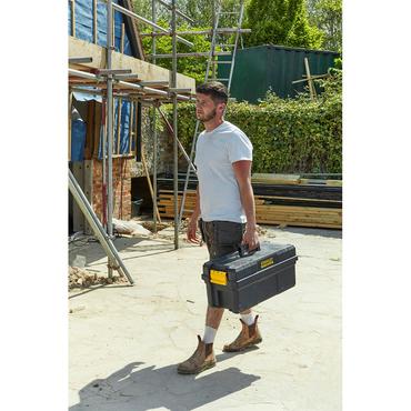 Stanley FATMAX FMST81083-1 transportkasse til udstyr Taske med h&aring;rd skal Sort, Gul