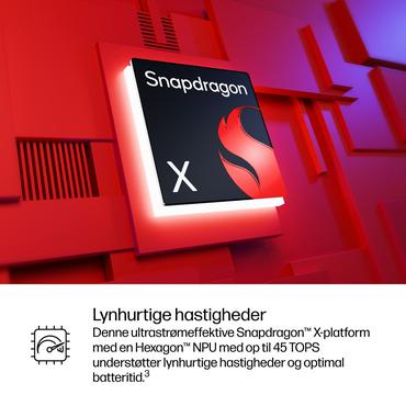 HP EliteBook 6 G1q Next Gen AI PC Copilot+ PC Snapdragon X1-26-100 Laptop 35,6 cm (14") WUXGA 32 GB LPDDR5x-SDRAM 512 GB SSD Wi-Fi 7 (802.11be) Windows 11 Pro S&oslash;lv