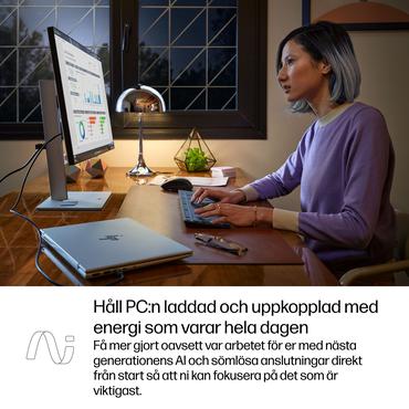 HP EliteBook 6 G1q Next Gen AI PC Copilot+ PC Snapdragon X1-26-100 Laptop 35,6 cm (14") WUXGA 32 GB LPDDR5x-SDRAM 512 GB SSD Wi-Fi 7 (802.11be) Windows 11 Pro S&oslash;lv
