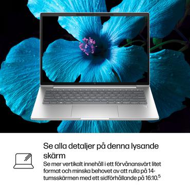 HP EliteBook 6 G1q Next Gen AI PC Copilot+ PC Snapdragon X1-26-100 Laptop 35,6 cm (14") WUXGA 32 GB LPDDR5x-SDRAM 512 GB SSD Wi-Fi 7 (802.11be) Windows 11 Pro S&oslash;lv