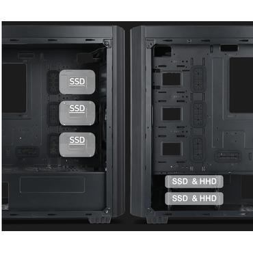 Gembird Fornax K500 - mid tower - ut&ouml;kad ATX