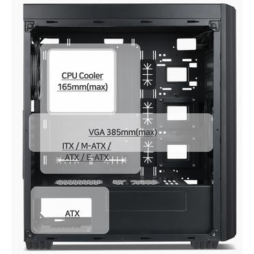 Gembird Fornax K500 - mid tower - ut&ouml;kad ATX