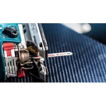Bosch Expert Carbon Fiber Clean T 108 BHM - Stichs&auml;genblatt - f&uuml;r glasfaserverst&auml;rkter Kunststoff, kohlefaserverst&auml;rkter Kunststoff, faserverst&auml;rkter Kunststoff - 3 St&uuml;cke - T-Schaft - L&auml;nge: 92 mm
