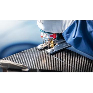 Bosch Expert Carbon Fiber Clean T 108 BHM - Stichs&auml;genblatt - f&uuml;r glasfaserverst&auml;rkter Kunststoff, kohlefaserverst&auml;rkter Kunststoff, faserverst&auml;rkter Kunststoff - 3 St&uuml;cke - T-Schaft - L&auml;nge: 92 mm