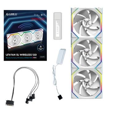 Lian Li UNI FAN SL Wireless ARGB PWM Lüfter, 3er-Pack inkl. Controller