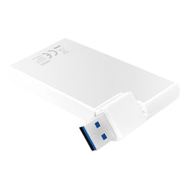 LogiLink USB 3.0 HUB 90/180 Grad drehbar, silber