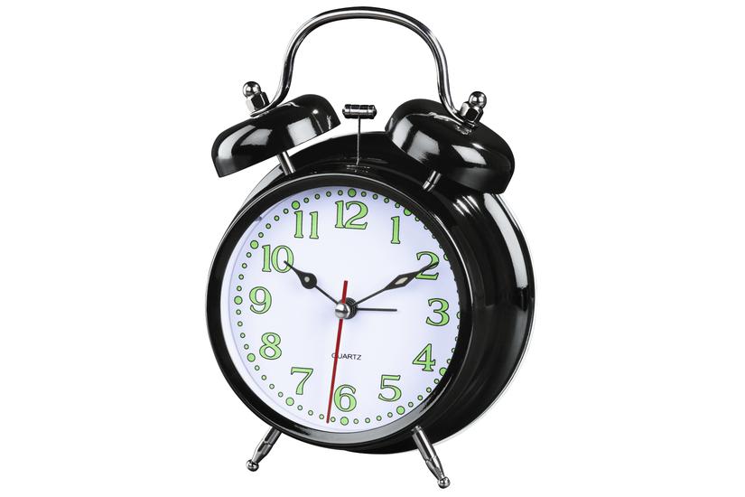 Hama Nostalgia Quartz alarmur Sort