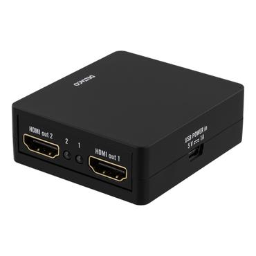 DELTACO HDMI-7050 - video/audiosplitter - 2 portar