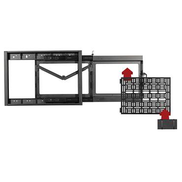 B-Tech BT7883 177,8 cm (70") Sort