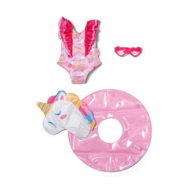 BABY born Swim Set Unicorn 43cm Dukkebadetøj