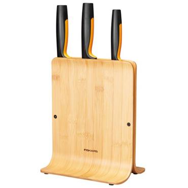 Fiskars Functional Form 3 szt w bloku bambusowym 1057553