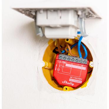 Shelly 1PM Gen4 Intelligent kontakt R&oslash;d