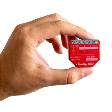 Shelly 1PM Gen4 Intelligent kontakt R&oslash;d