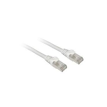 Sharkoon patch n&auml;tverkskabel SFTP, RJ-45, med Cat.7a r&aring;kabel (vit, 10 meter)
