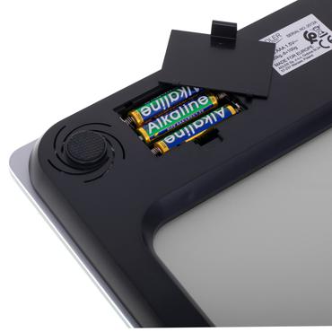 Adler AD 8175 badev&aelig;gt Firkant S&oslash;lv Elektronisk personlig v&aelig;gt