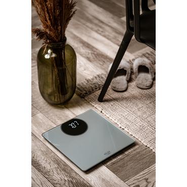 Adler AD 8175 badev&aelig;gt Firkant S&oslash;lv Elektronisk personlig v&aelig;gt