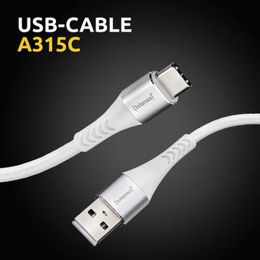 Intenso A315C - USB typ C-kabel - USB till 24 pin USB-C - 1.5 m