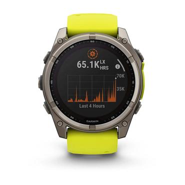 Garmin fenix 8 3.56 cm (1.4 ) 51 mm Digital 280 x 280 pixels Touchscreen Titanium Wi-Fi GPS (satellite)