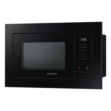 Samsung MS23A7318AK - mikrobølgeovn - til indbygning - sort/sort glas