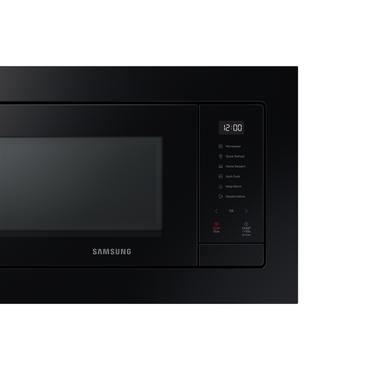 Samsung MS23A7318AK - mikrobølgeovn - til indbygning - sort/sort glas