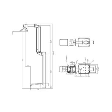 Multibrackets M VESA Full Motion Medical Arm HD justerbar arm - för medicinsk arbetsstation - vit