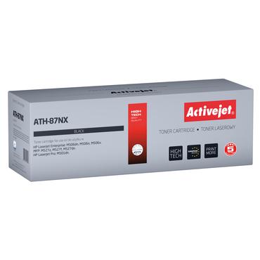 Activejet ATH-87NX Tonerpatron til HP-printere; Erstatning HP 87X CF287X; Supreme; 18000 sider; sort