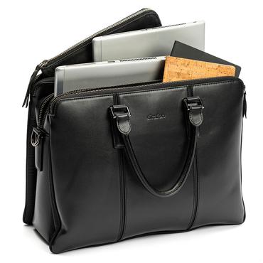 Cirafon SPM-1007R4 taske og etui til laptop 38,1 cm (15") Mappe Sort