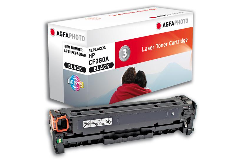 AgfaPhoto - sort - kompatibel - tonerpatron (alternativ til: HP 312A, HP CF380A)
