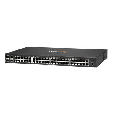 HPE Aruba Networking CX 6100 48G 4SFP+ Switch Administreret L3 Gigabit Ethernet (10/100/1000) 1U Sort