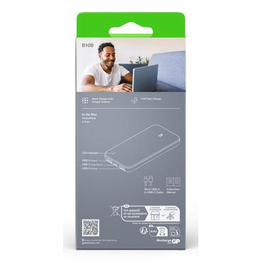 GP Batteries 405212 Lithium polymer (LiPo) 10000 mAh Sort