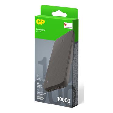 GP Batteries 405212 Lithium polymer (LiPo) 10000 mAh Sort