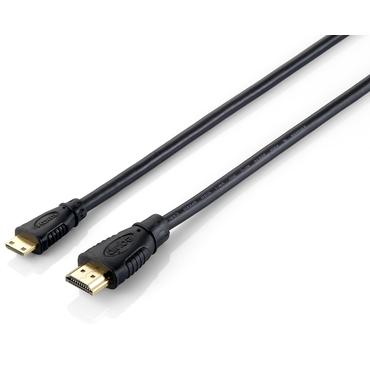 Equip 119306 HDMI-kabel 1 m HDMI Type A (Standard) HDMI Type C (Mini) Sort