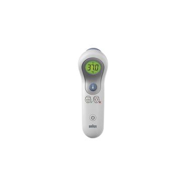 Braun BNT300WE digital kropstermometer Termometer med fjernregistrering Hvid Pande Knapper