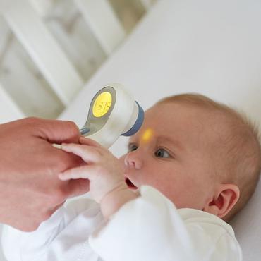 Braun BNT300WE digital kropstermometer Termometer med fjernregistrering Hvid Pande Knapper