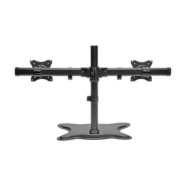 Eaton Tripp Lite Series Dual-Monitor TV Desktop Display Mount Stand Full Motion 13"- 27" Flat Screen Displays stativ - fuld bevægelse - for 2 LCD displays - sort