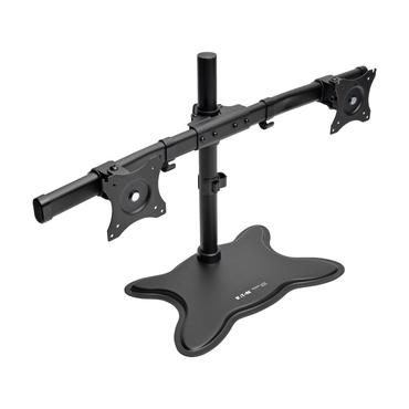 Eaton Tripp Lite Series Dual-Monitor TV Desktop Display Mount Stand Full Motion 13"- 27" Flat Screen Displays stativ - fuld bevægelse - for 2 LCD displays - sort