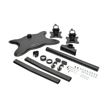 Eaton Tripp Lite Series Dual-Monitor TV Desktop Display Mount Stand Full Motion 13"- 27" Flat Screen Displays stativ - fuld bevægelse - for 2 LCD displays - sort