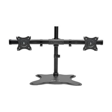 Eaton Tripp Lite Series Dual-Monitor TV Desktop Display Mount Stand Full Motion 13"- 27" Flat Screen Displays stativ - fuld bevægelse - for 2 LCD displays - sort