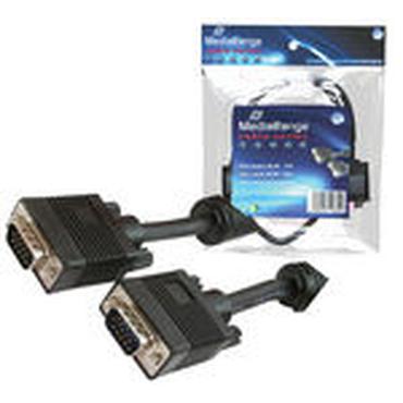 MediaRange MRCS112 VGA kabel 15 m VGA (D-Sub) Sort