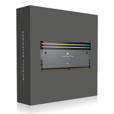 CORSAIR Dominator Titanium RGB - 96GB:2x48GB - DDR5 RAM - 3000MHz - DIMM 288-pin - CL30